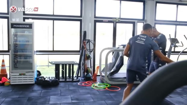 Vasco's training session ahead of Cruzeiro clash